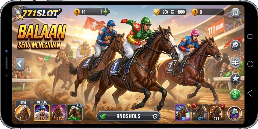 Tampilan gameplay Racing yang mendebarkan di 171SLOT.