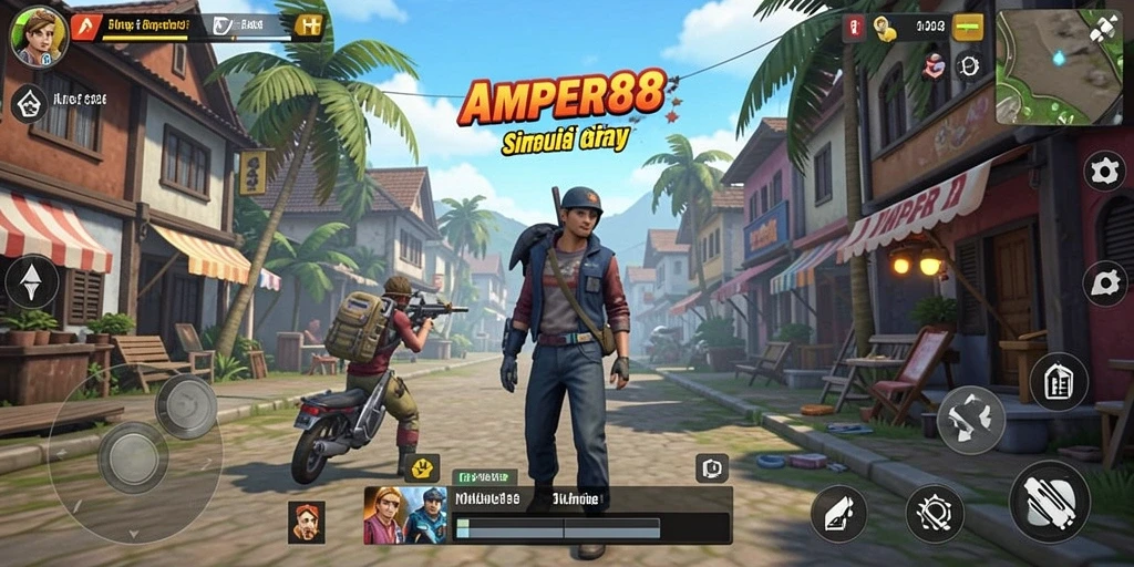 Tampilan gameplay AMPER88 yang menarik dan interaktif.