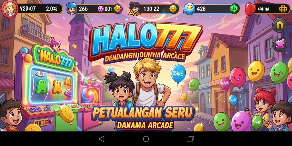 Tampilan screenshot gameplay <strong>HALO777</strong> yang penuh aksi dan warna.