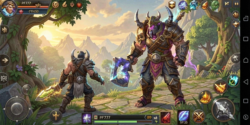Gameplay menegangkan dengan pertempuran epik dalam PF777.