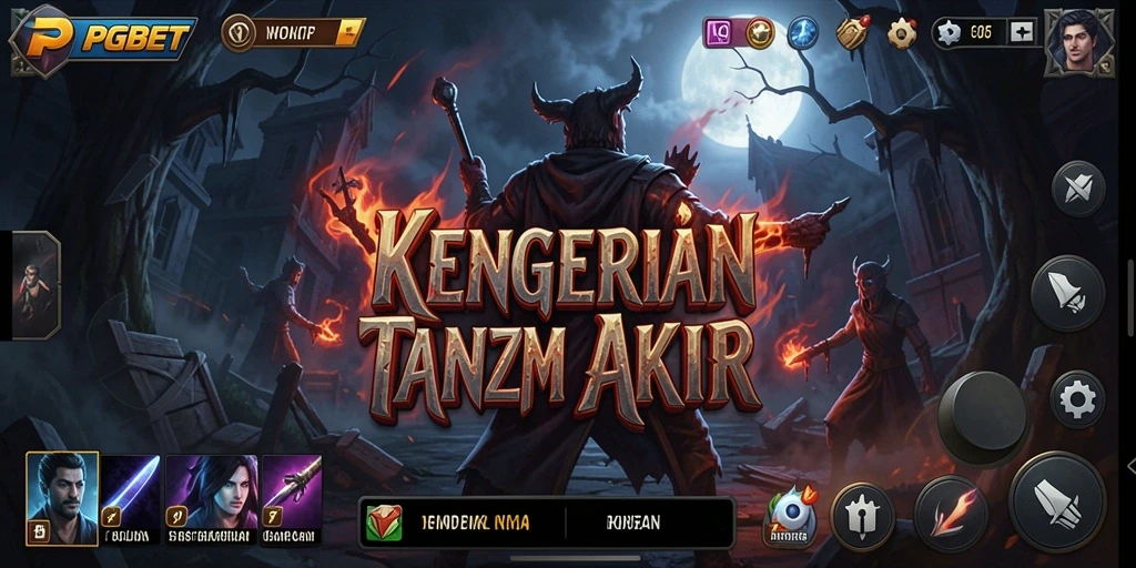 Screenshot menunjukkan ketegangan dalam gameplay PGBET yang menyeramkan.
