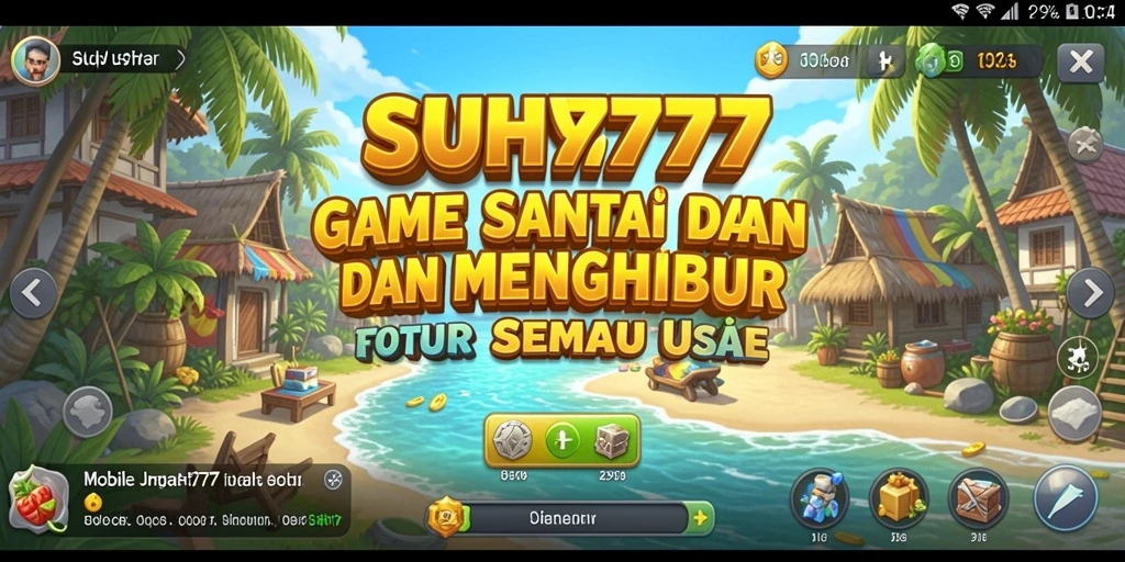 Tampilan gameplay menarik dari SUHU777 yang penuh warna dan dinamis.